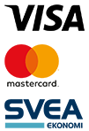Betala med SVEA, Mastercard eller VISA