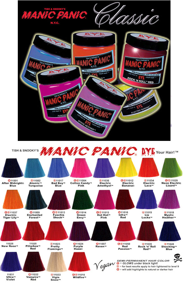 Manic Panic Hårfärg - Vegansk hårfärg från Manic Panic